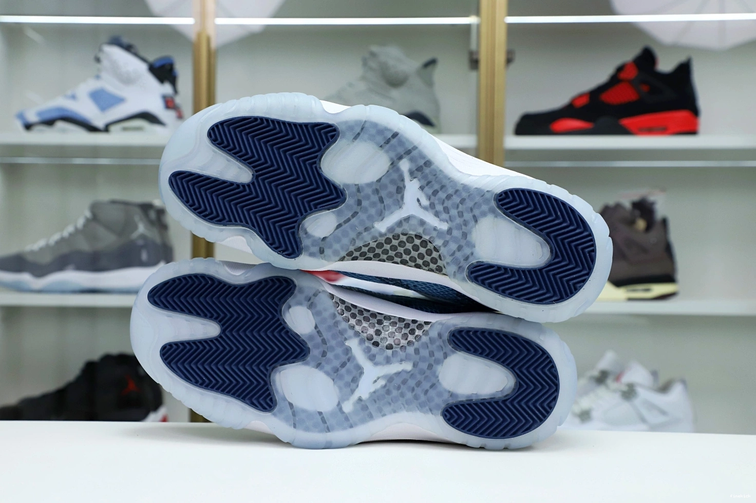 “navy Jordan 11 Jordan Air snakeskin” 0130